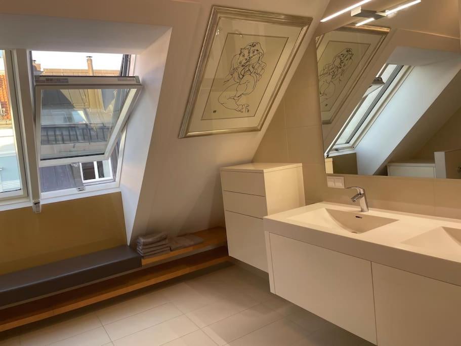 Rooftop Terrace- Panoramablick Ueber Wien Apartment Exterior foto